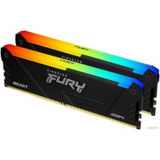 Оперативная память Kingston FURY Beast RGB 2x16ГБ DDR4 3200МГц KF432C16BB12AK2/32