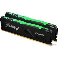 Оперативная память Kingston FURY Beast RGB 2x32ГБ DDR4 3200 МГц KF432C16BB2AK2/64