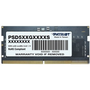 Оперативная память Patriot Signature Line 16ГБ DDR5 5600 МГц PSD516G560081S