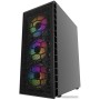 Корпус Powercase Mistral Z4С Mesh LED (черный)