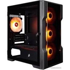Корпус 1stPlayer Trilobite T3-G ARGB T3-G-BK-4F2(AP)