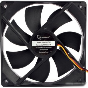 Вентилятор для корпуса Gembird S12025H-3P4M