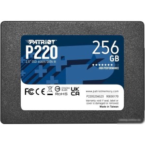 SSD Patriot P220 256GB P220S256G25 SSD Patriot P220 256GB P220S256G25