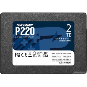 SSD Patriot P220 2TB P220S2TB25 SSD Patriot P220 2TB P220S2TB25