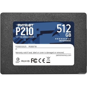 SSD Patriot P210 512GB P210S512G25 SSD Patriot P210 512GB P210S512G25