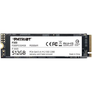 SSD Patriot P300 512GB P300P512GM28 SSD Patriot P300 512GB P300P512GM28