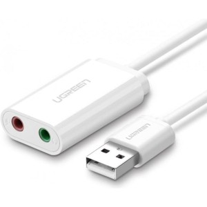 USB аудиоадаптер Ugreen US205 30143 USB аудиоадаптер Ugreen US205 30143