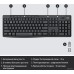 Офисный набор Logitech MK295 Silent Wireless Combo 920-009807 (графитовый)