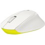 Мышь Logitech M330 Silent Plus (белый/желтый)