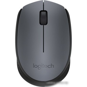 Мышь Logitech M170 Wireless Mouse Gray/Black [910-004642]