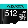 Карта памяти A-Data Premier Pro AUSDX512GUI3V30SA2-RA1 microSDXC 512GB (с адаптером)