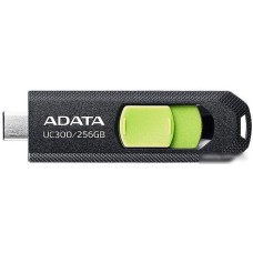 USB Flash ADATA UC300 256GB (черный/зеленый)