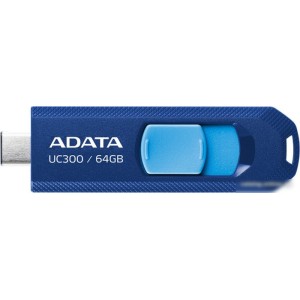 USB Flash ADATA UC300 64GB (синий/голубой)