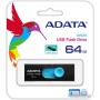 USB Flash A-Data UV320 64GB (черный/голубой) USB Flash A-Data UV320 64GB (черный/голубой)