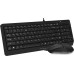 Клавиатура + мышь A4Tech Fstyler F1512 (черный)