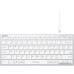 Клавиатура A4Tech Fstyler FX51 (серебристый/белый)