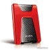 Внешний жесткий диск A-Data DashDrive Durable HD650 2TB (красный)