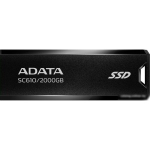 Внешний накопитель ADATA SC610 2TB SC610-2000G-CBK/RD Внешний накопитель ADATA SC610 2TB SC610-2000G-CBK/RD