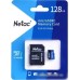 Карта памяти Netac P500 Standard 128GB NT02P500STN-128G-R + адаптер