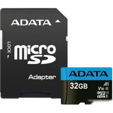 Карта памяти A-Data Premier AUSDH32GUICL10A1-RA1 microSDHC 32GB (с адаптером)