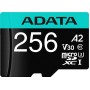 Карта памяти A-Data Premier Pro AUSDX256GUI3V30SA2-RA1 microSDXC 256GB (с адаптером)