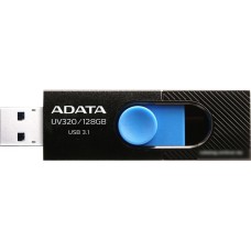 USB Flash A-Data UV320 128GB (черный/голубой)