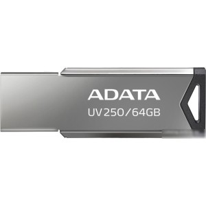 USB Flash A-Data UV250 64GB (серебристый)