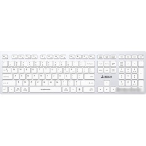 Клавиатура A4Tech Fstyler FBX50C (серебристый/белый)