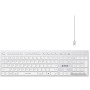Клавиатура A4Tech Fstyler FBX50C (серебристый/белый)