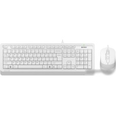 Клавиатура + мышь A4Tech Fstyler F1010 (белый/серый)