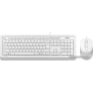 Клавиатура + мышь A4Tech Fstyler F1010 (белый/серый)