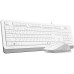 Клавиатура + мышь A4Tech Fstyler F1010 (белый/серый)
