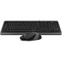 Клавиатура + мышь A4Tech Fstyler F1010 (черный/серый)