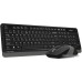 Клавиатура + мышь A4Tech Fstyler FG1010 (черный/серый)