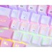 Клавиатура Redragon Fizz (розоый/белый)