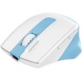 Мышь A4Tech Fstyler FG45CS Air2 (белый/голубой)