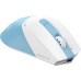 Мышь A4Tech Fstyler FG45CS Air2 (белый/голубой)