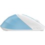 Мышь A4Tech Fstyler FG45CS Air2 (белый/голубой)