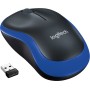 Мышь Logitech M185 (черный/синий)