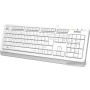 Клавиатура A4Tech Fstyler FKS10 (белый/серый)