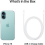 Смартфон Apple iPhone 16 128GB (бирюзовый)