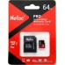 Карта памяти Netac P500 Extreme Pro 64GB NT02P500PRO-064G-R + адаптер