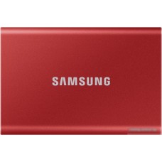 Внешний накопитель Samsung T7 1TB (красный)