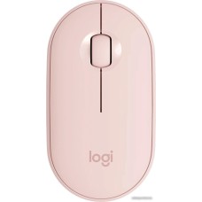 Мышь Logitech M350 Pebble (розовый)