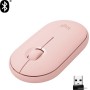 Мышь Logitech M350 Pebble (розовый)