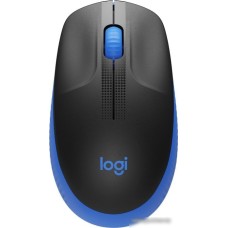 Мышь Logitech M190 (черный/синий)
