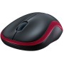 Мышь Logitech M185 (черный/красный) Мышь Logitech M185 (черный/красный)