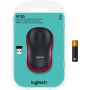 Мышь Logitech M185 (черный/красный) Мышь Logitech M185 (черный/красный)