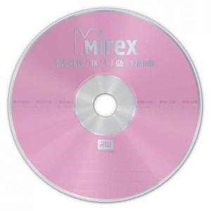 DVD+RW диск Mirex 4.7Gb 4x Mirex конверт UL130022A4C