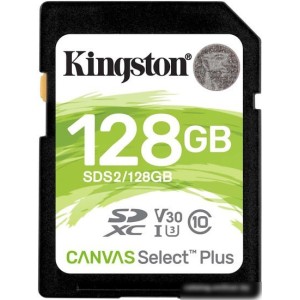 Карта памяти Kingston Canvas Select Plus SDXC 128GB